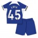 Tanie Strój piłkarski Chelsea Romeo Lavia #45 Koszulka Podstawowej dla dziecięce 2023-24 Krótkie Rękawy (+ szorty)